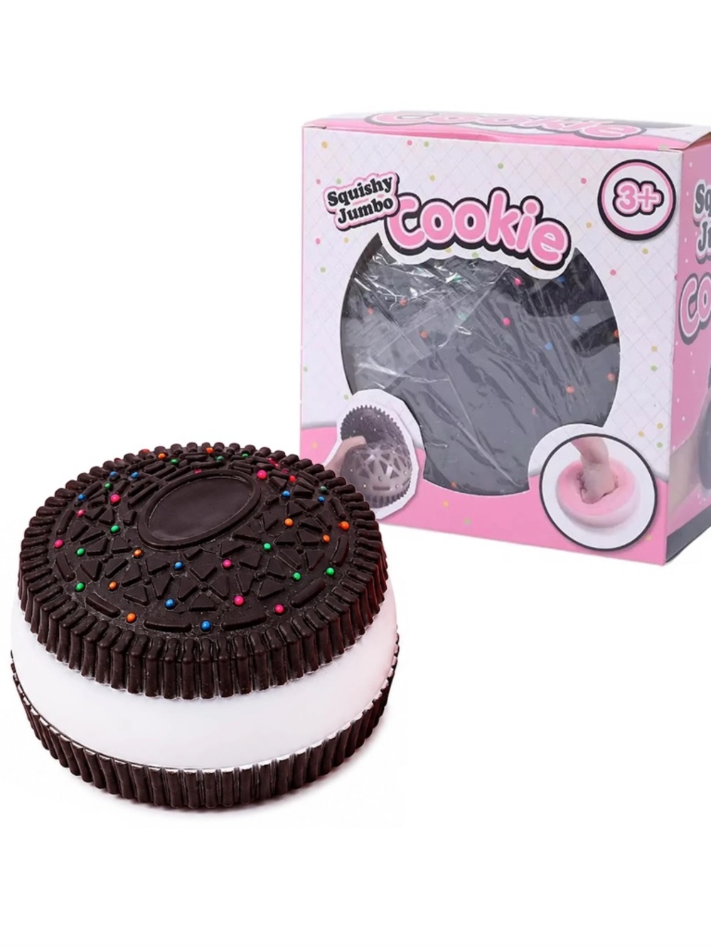 JUMBO SIZE Squishy Oreo Cookie 5.5"